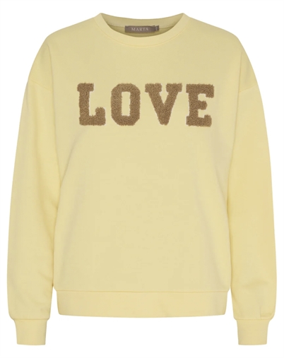 Marta du Chateau - MDCJessa Sweatshirt - Giallo/Fango